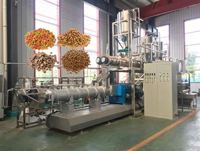 Kompletná výrobná linka na automatické priemyselné krmivo pre domáce zvieratá s hmotnosťou 500 kg